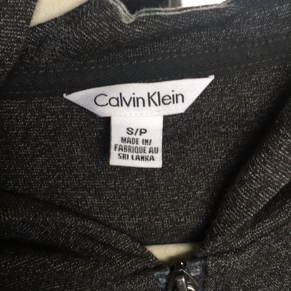 Calvin Klein zip up Sweater Size S/P - Picture 2 of 5